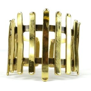 Fence Brass Cuff